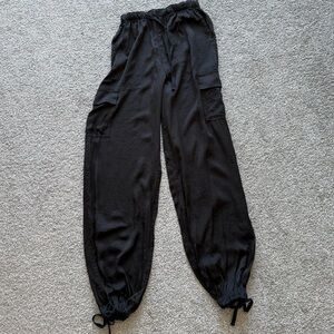 PINK Satin Cargo Pants